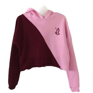 Drake OVO Praying Hands Cropped Hoodie